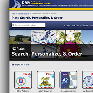 NC DMV Registration, Special Plates, & Taxes Image